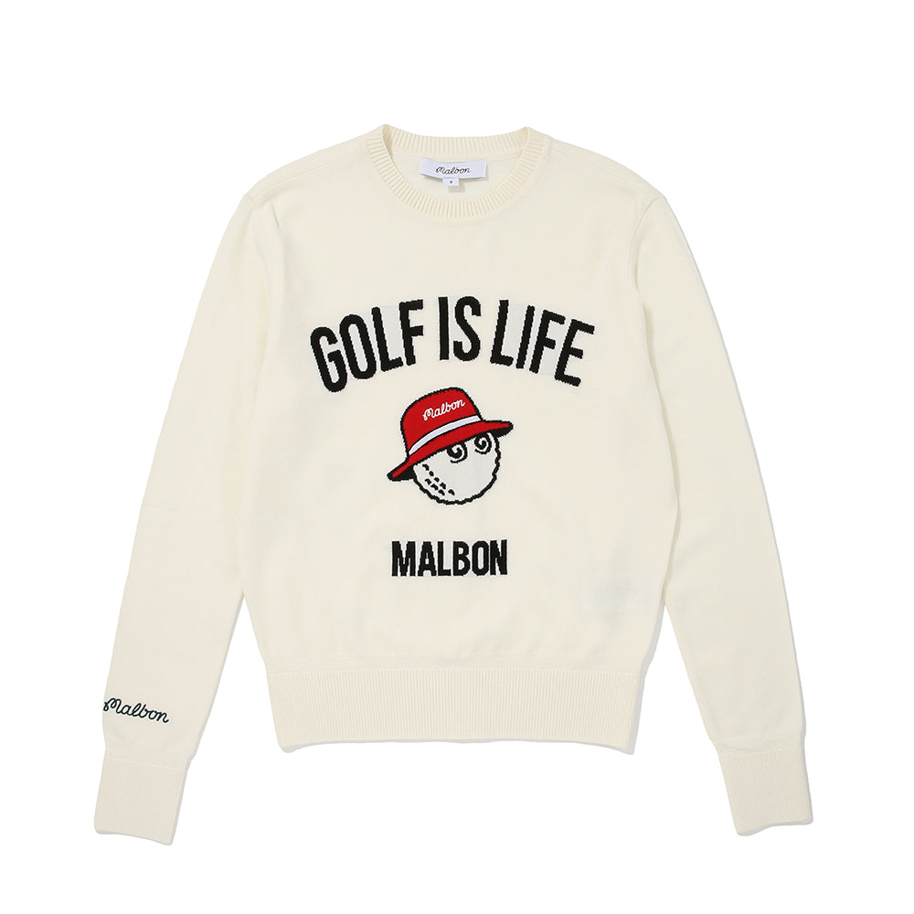 Golf is Life 스웨터 LIME (WOMAN)